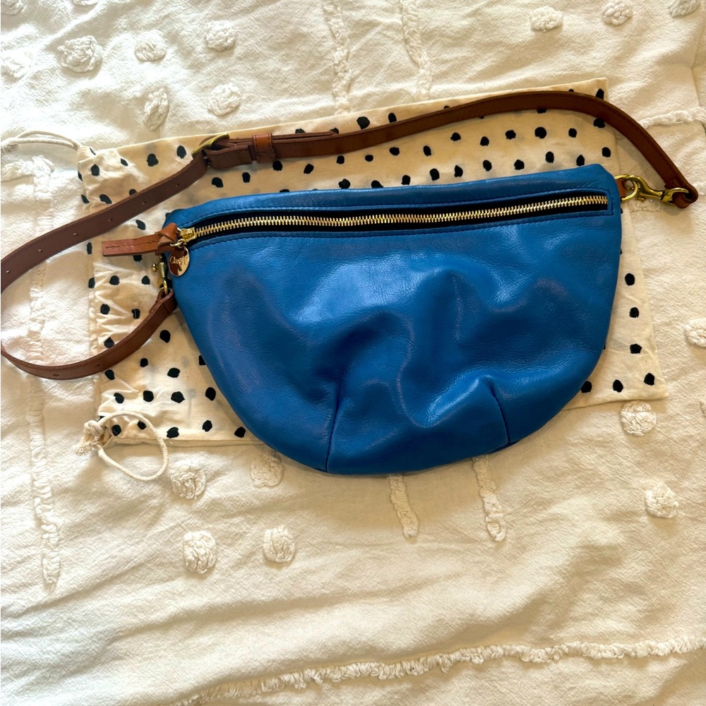 Clare V Cobalt Blue Grande Fanny